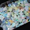 Polished White Uncut Opal Stone, Multi fire Opal, 7-15 MM Size Rough. Opal Rough Lot.
