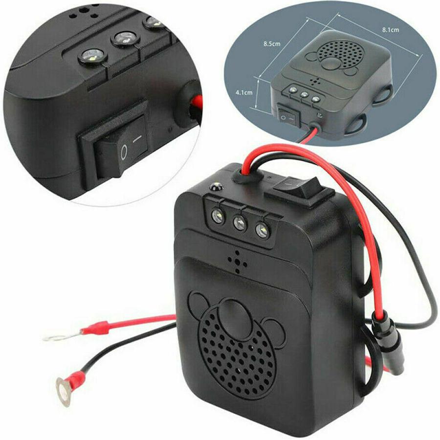 Car Ultrasonic Mouse Repeller Rat-Rodent Pest Deterrent Repellent 12V Universal
