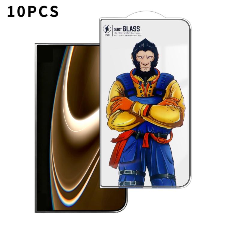 10pcs Armor Super-Strong 3D Curved 120C Anti-Static High-Aluminum Screen-Printed HD Tempered Glass Film