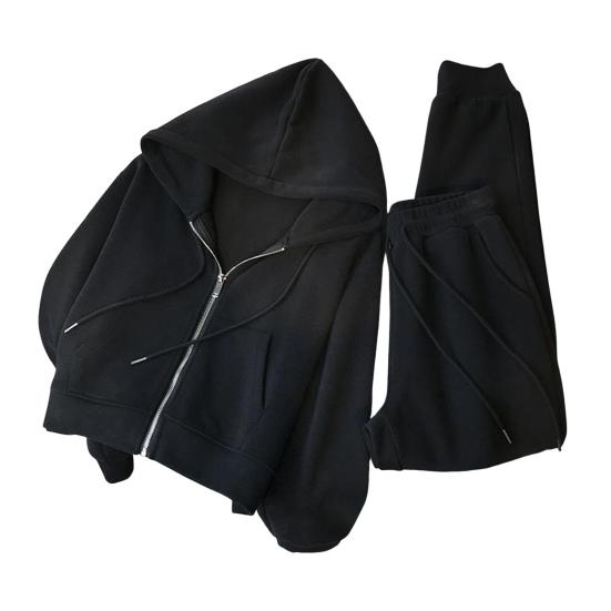 Women's Two Piece Tracksuit Long Sleeve Zip Up Hoodie And Sweatpants Set Casual Fall Active Jogging Outfits