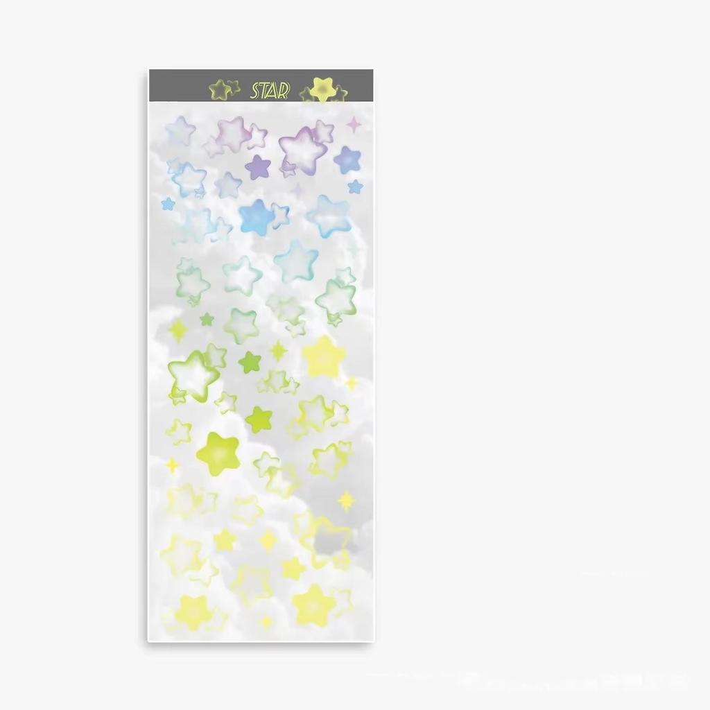 Bubble Dreamland Element Sticker Stars Decal Stickers Scrapbooking Stationery Hearts Stickers