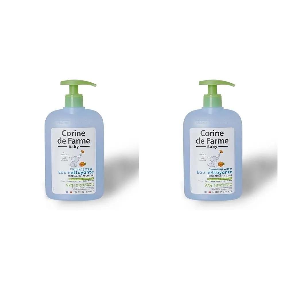 Corine de Farme Cleansing Water 500ml 2-Pack Baby CORINE DE FARME micellar cleansing water