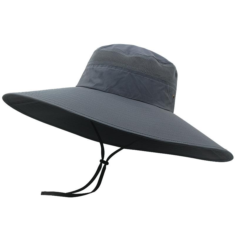 Oversized Brim Sun Hat Summer Hat Sun Protection Big Edge Hat Quick-drying Mesh Light and Breathable Summer Cool Hat