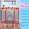 TLXT Foldable Kids Trampoline with Safety Net
