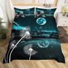 Snow Mountain Duvet Cover Set Iceberg Sunrise Sunset Bedding Set Microfiber Winter Natural Scenery Quilt Cover Single King Size