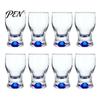 Entertaining And Hosting Barware Mini Snifter Glass with Ergonomic Weighted Base, Crystal Clear Tasting Mixed Drink Serving Cups Glasses, Comfortable
