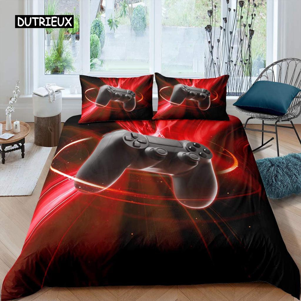 Skull Duvet Cover Set Queen 3 Pcs Black Halloween Bedding Soft Microfiber Comforter Cover Set Beauty Pattern Decor