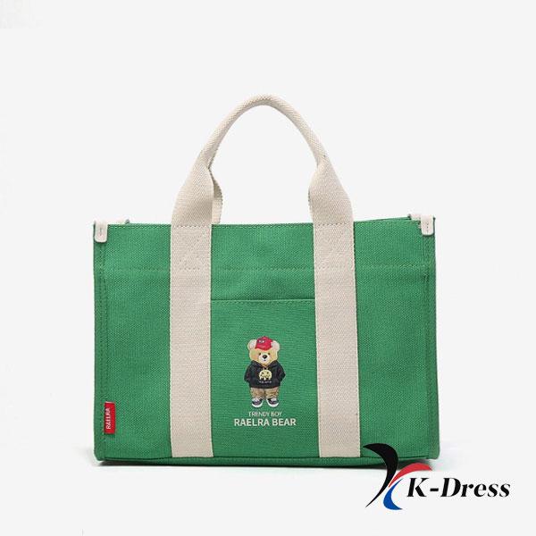 RaelaBear Korea Canvas Shoulder Tote Cross Bag