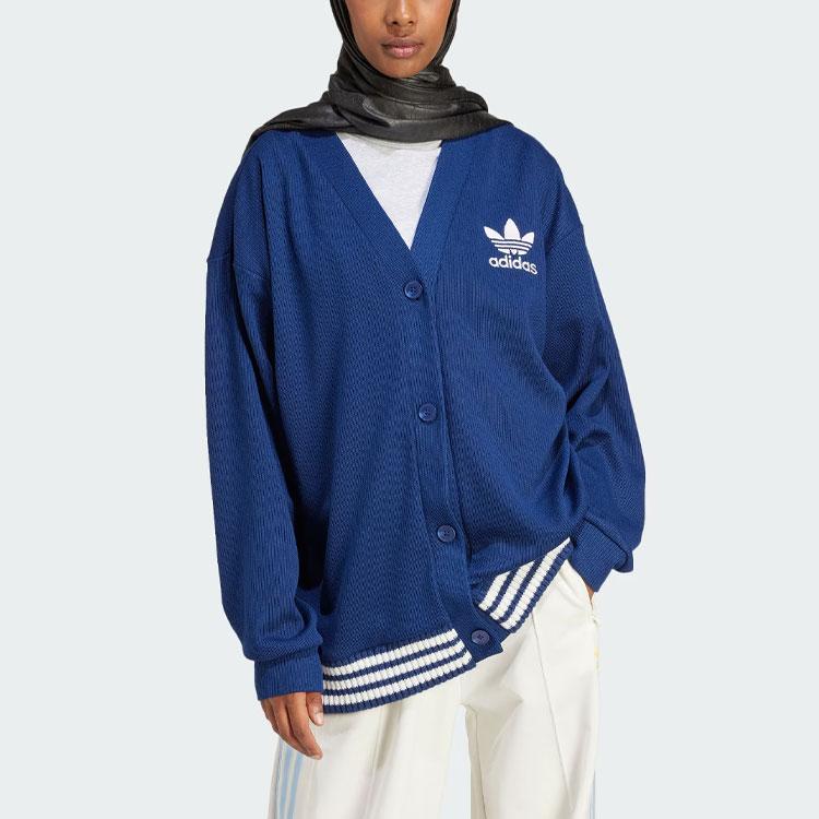 Adidas Originals Cardigan Knitwear Women's Dark Blue IR5292
