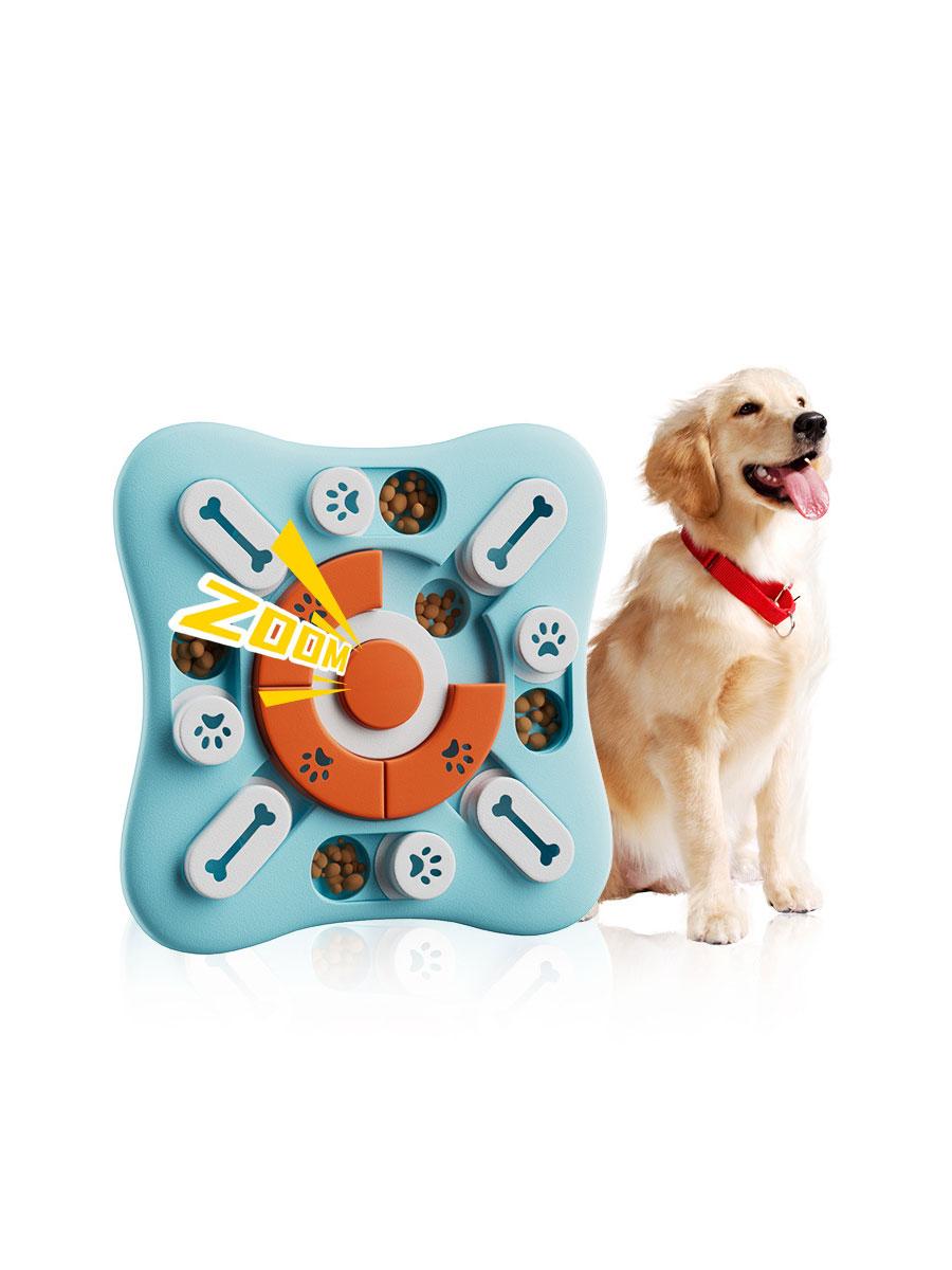 Pet Interactive Treat Dispenser Toys Dog Feeding Chew Toys PVC Squeaky Chewy Ball with Hole for Treats Dispenser Toys Pet Toys