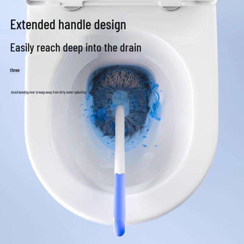 Effortless Toilet Cleaning Brush - No Dead Corners, Perfect for Stain Removal