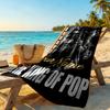 Michael Jackson Personalized Text Beach Towel High Absorbency & Quick-Dry Perfect for Traveling Yoga Camping and Swimming