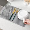 Bar Counter Coaster Dish Drying Mat Silicone Drain Pad