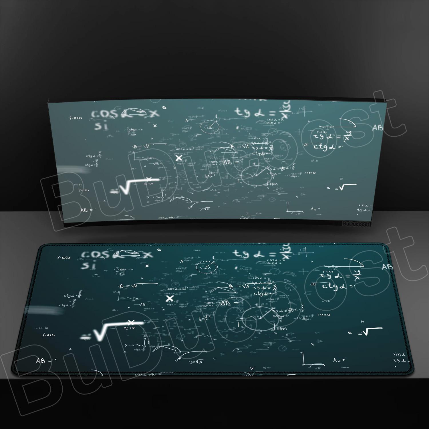 

E=mc2 Formula Scientific Formula Table Pad Gaming Mouse Pad Super Large Astronomy Chemistry Formula Mouse Pad Gaming Accessories 300x600mm