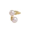 Sterling Silver S925 Double Pearl Ring Setting for 8-10mm Pearls - DIY Jewelry