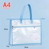 A3 A4 Project Bag Large File Bag for Quilting Craft Storage Bag Transparent Grid Mesh Zipper Drawing Sketch Storage Bags