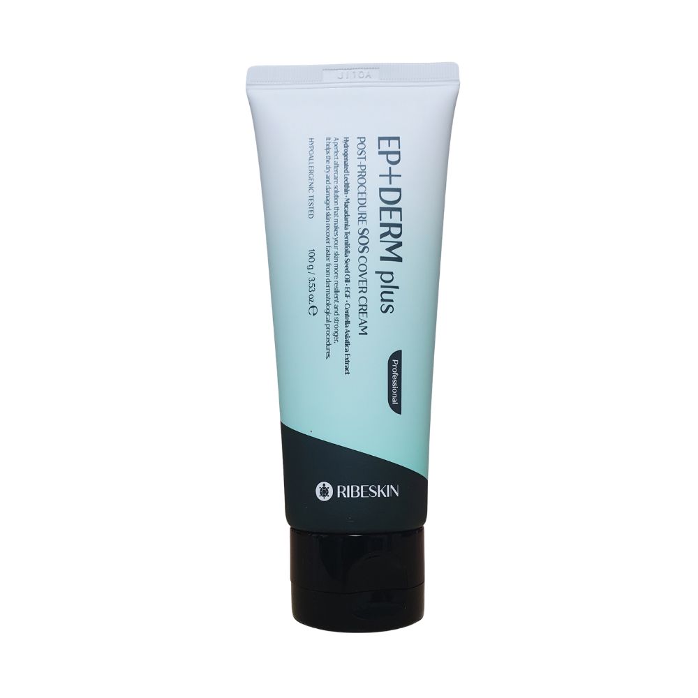 

RIBESKIN EP+DERM PLUS Post-Procedure SOS Cover Cream Skin Repair & Barrier Protection 100g 100g / 3.52 oz.