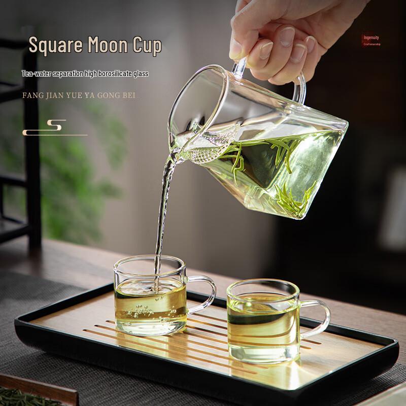 NiYe Handmade Glass Teapot for Green Tea