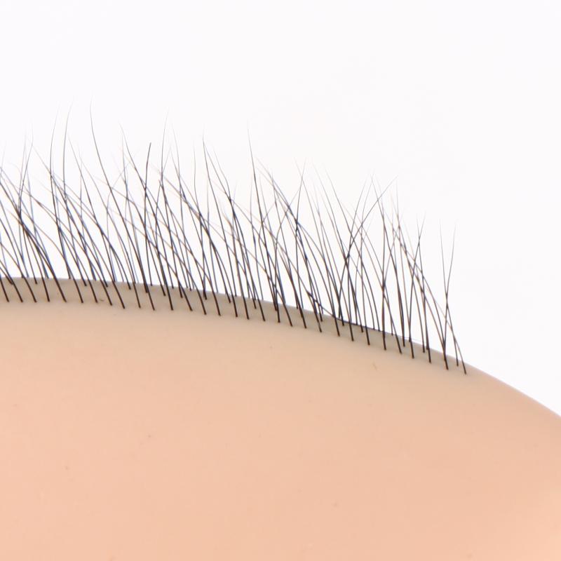 1Pcs Eyelash Practice Silicone Model With Realistic Eyelash Extensions, Reusable Training Eyelid-Eyelash Extension Tool