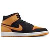 Air Jordan 1 Mid SE Vivid Orange Men Sneakers Black Cardinal-Red White FJ4923-008