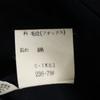 YVES SAINT LAURENT 90s Old Stainless collar coat M Navy with fox fur Women Used