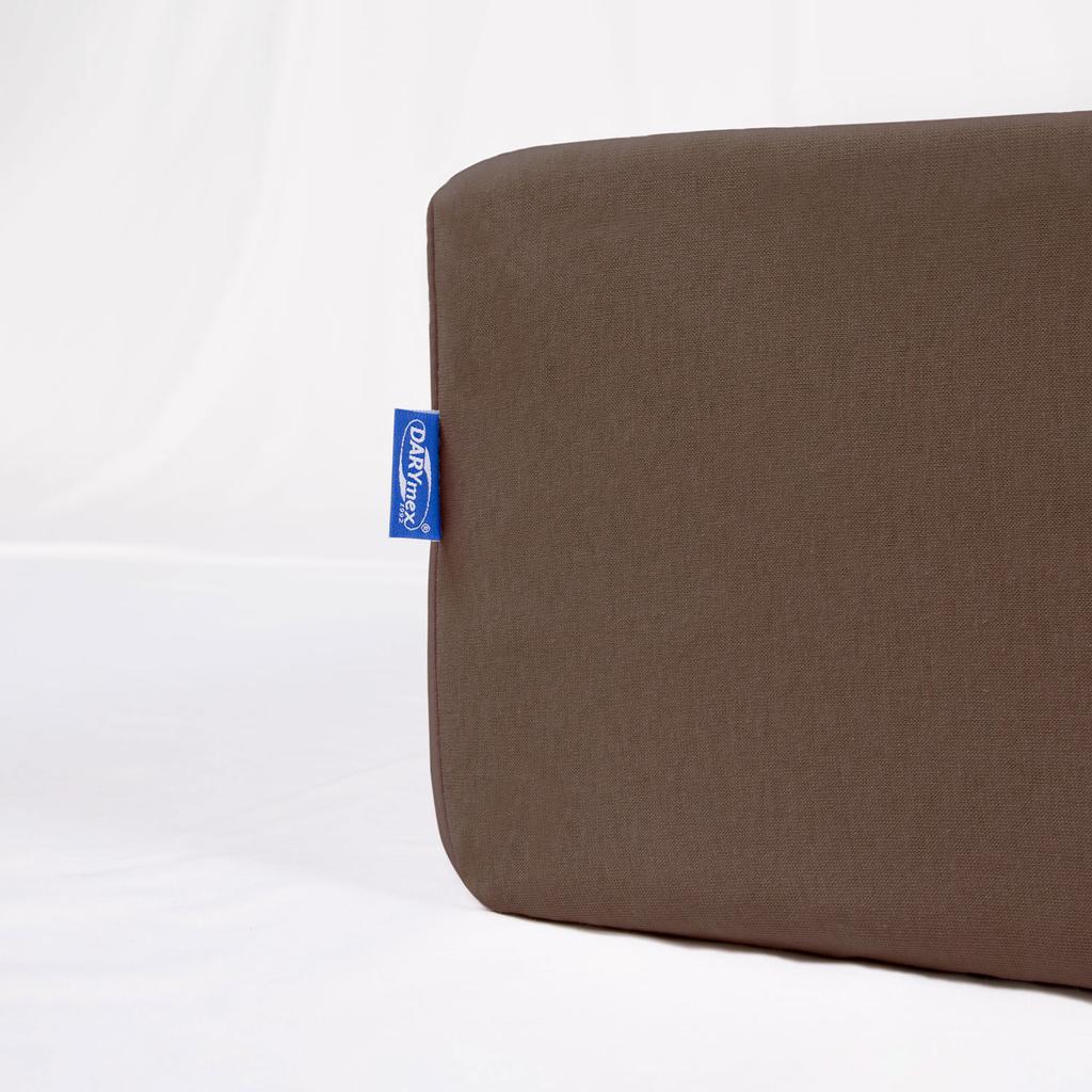 Fitted sheet 200x220 elastic JERSEY 100% COTTON chocolate color