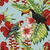 Tissus d'extérieur décoratifs Oxford - Motif Perroquets Et Toucans 2 I Dx087