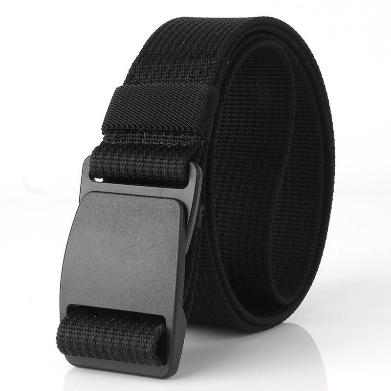 

TUSHI Thirteen Pits DONAPF Pom Plastic-steel Buckle Casual Nylon All-match Belt 120cm чёрный