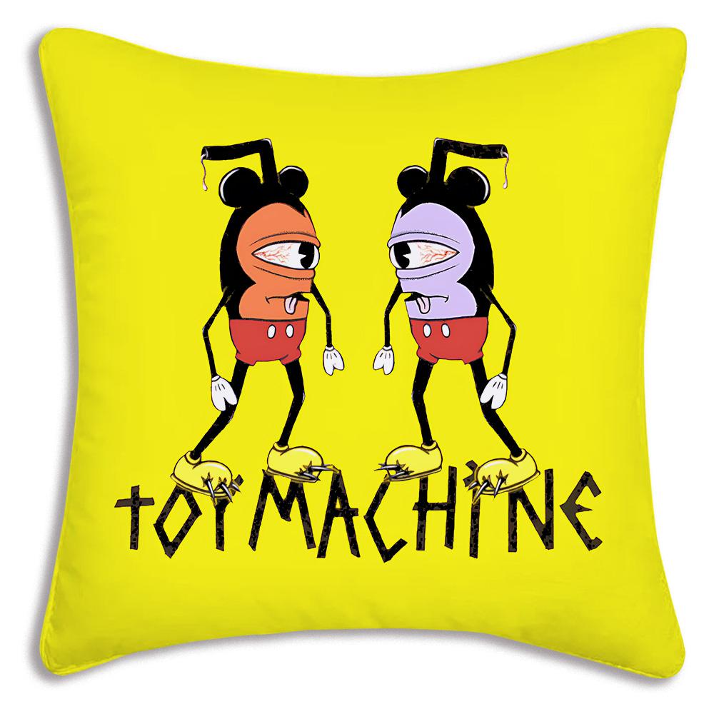 Skateboard Toys M-Machine Pillow Covers Cartoon Sofa Decorative Home Double-sided Printing Short Plush Cute Cushion Cover