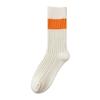 Chaussettes Longues Hommes Tendance Chaussettes Coton Printemps Désodorisantes Absorbantes Sueur Sport Yu Wenle Avec le Même Tube Long Blanc Hommes