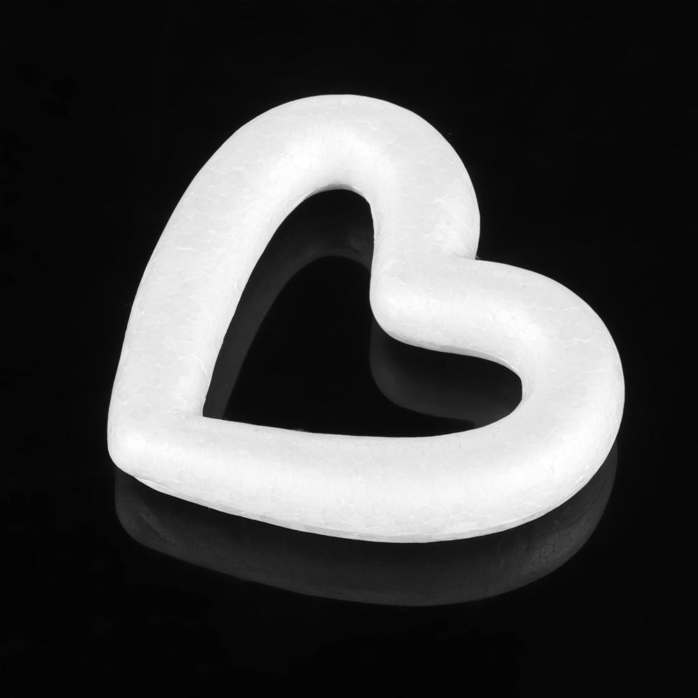 Favors Hollow Wedding Decor Party Decoration Valentine's Day White Craft Balls Heart Foam Mould