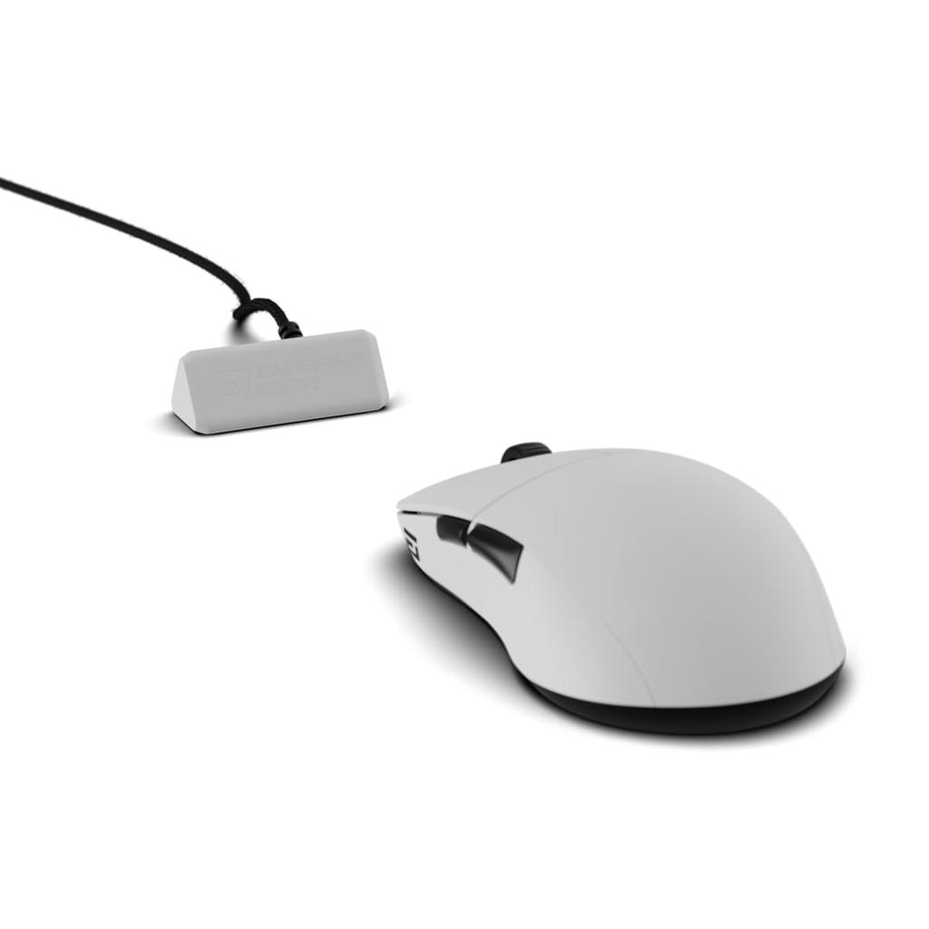 Endgame Gear XM2w 4K V2 Wireless Gaming White 30K DPI Optical 4000Hz Medium To Large Hand Claw Grip Lightweight Mouse, – Sensor, Polling, Design,