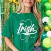Womens Tshirt St Patricks Day Graphic Tops Funny Short Sleeve Shamrock Shirts Cute St Pattys Printed Tee Unisex Cotton Camisetas