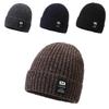 M Printing Letter Knitted Winter Beanie Hat Lightweight Warm Cap Fashion Gift