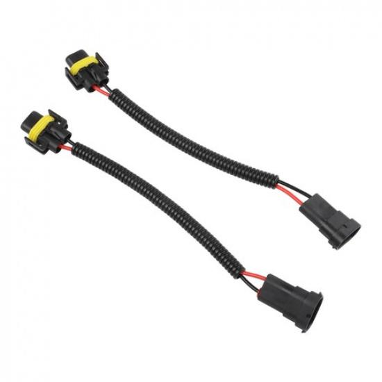 1*H11/ H8/ H9 Extension Wiring Harness Sockets Wire For Headlights Or Fog Lights