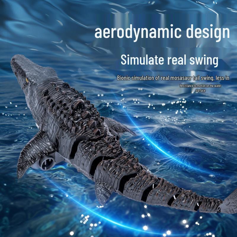 S11 4DRC Electric Camera Remote-Control Dinosaur Boat with Water Spray Toy for Kids