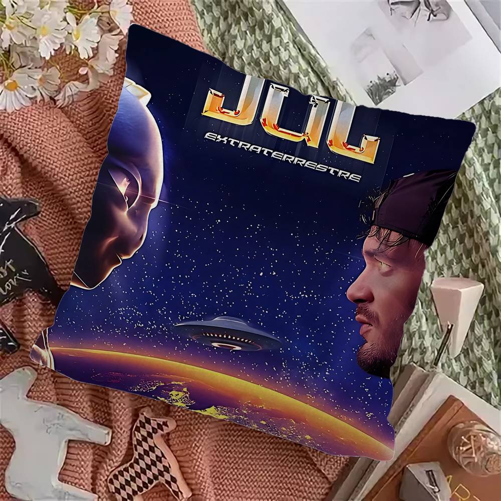 Rapper JJuL Music Album Pillow Gift Home Office Decoration Bedroom Sofa Car Cushion Cover Case X