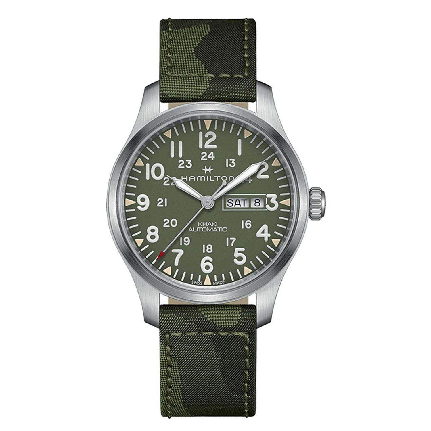 

Годинник HAMILTON Khaki Field Daydate Field Day H70535061 Механічний автоматичний завод Імпортований [Hamilton] (Фінік кольору хакі) Чоловічий [звичайний продукт]