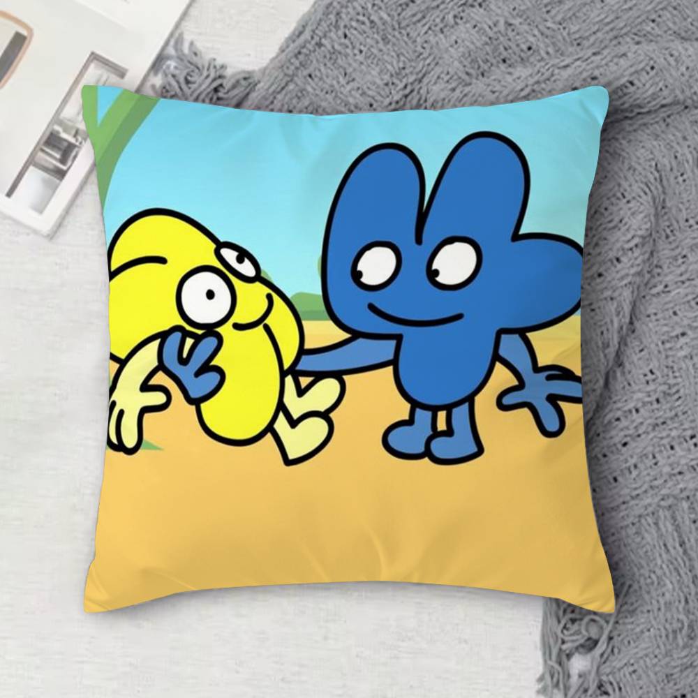Funny Bfb X And Four Double-Sided Printed Square Decorative Cushion Cover For Sofa Living Room Home Decor