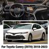 For Toyota Camry XV70 2018-2023 LHD Only Dash Mat Dashboard Cover Sunshade Pad Auto Interior Carpet Cushion Protector Black