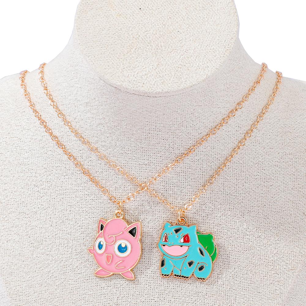Anime Characters Genger Pendant Neck Bracelet Girl Accessories Cartoon Pikachu Boy Girl