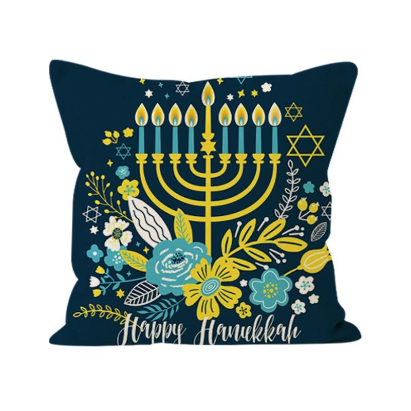 Thanksgiving Art Print Pattern Home Decor Pillowcase Bedroom Living Room Sofa Decoration Polyester Cushion Cover With Zipper