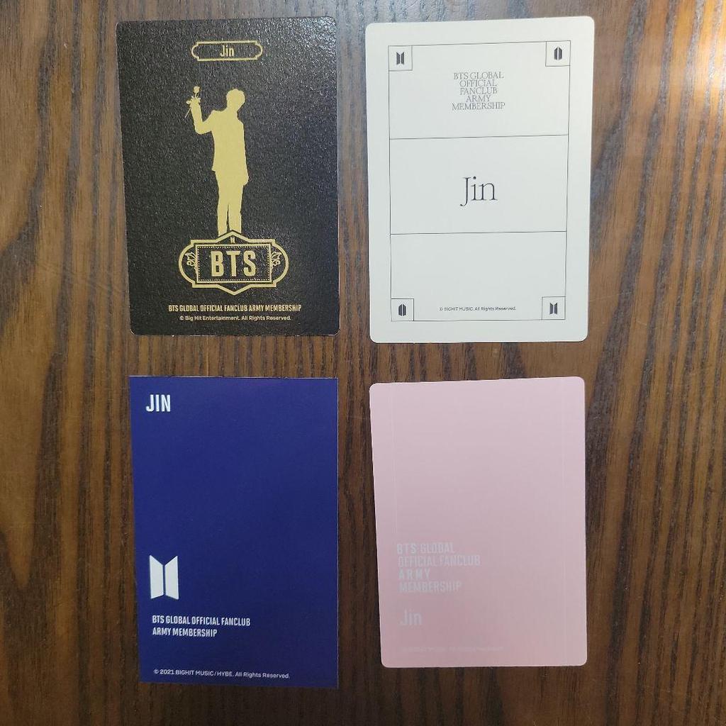 [USED] BTS ARMY MEMBERSHIP JIN