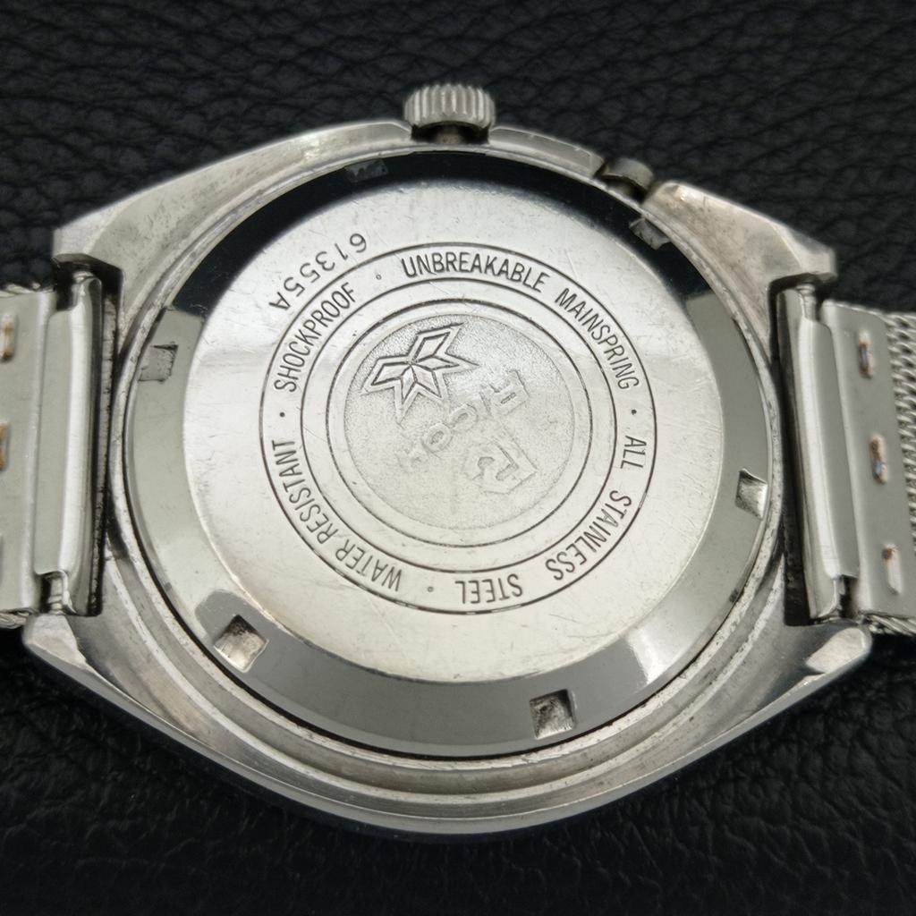 VINTAGE RICOH R31 AUTOMATIC JAPAN MENS WHITE COLOR DIAL WATCH A709394-1