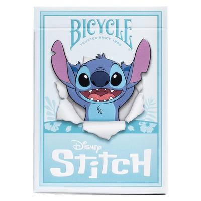 Tenyo Disney Bicycle Cartas de Poker Tamanho Pôquer x Idades 6 Anos e Acima, Stitch, (6,3cm 8,8cm),