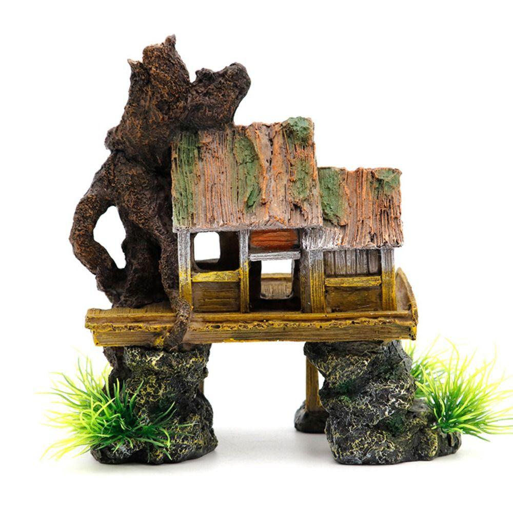 Artificial Aquarium Rockery Resin Decoration Landscaping Craft Fish Tank Ornaments Props
