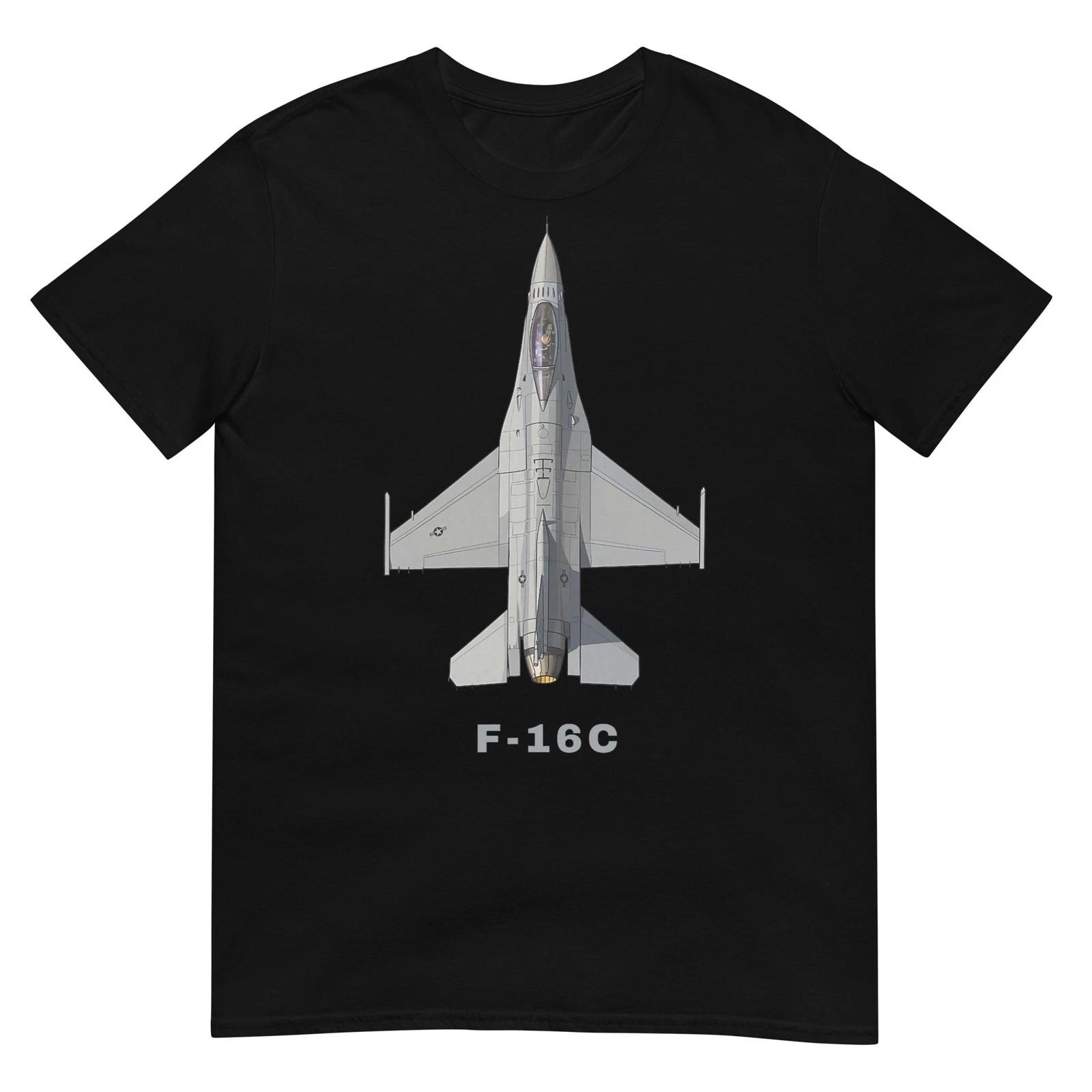 United States Military F-16C Fighter Jet T-Shirt 2XL