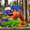 1pc Scooby Doo Outdoor Personalized Flannel Blanket, Soft, Lightweight Personalized Flannel Blanket, Digital Printing,