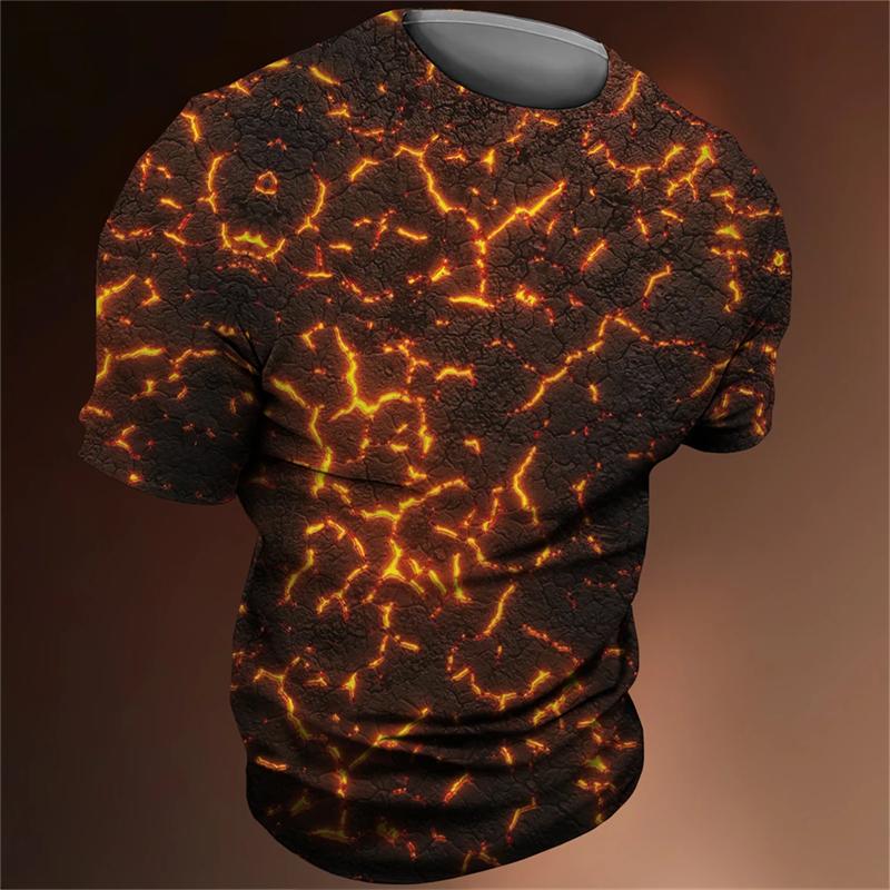 

3D T Shirt For Men Fashion Hip Hop Street Short Sleeve Tops Abstract Harajuku Men s S