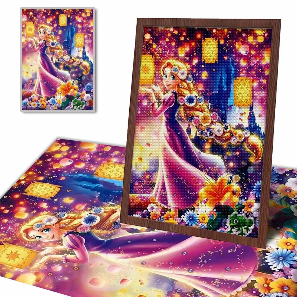 5D Diy Diamond Painting The Princess's Backward Glance Full Drill Rhinestones Mosaic Embroidery Handmade Products Home Decor Gift